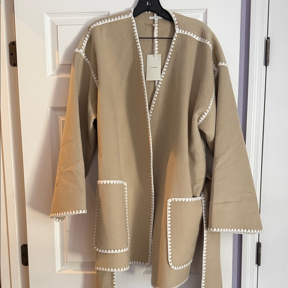 NWT Tularosa Gia Jacket w/ detachable waist-tie-scarf